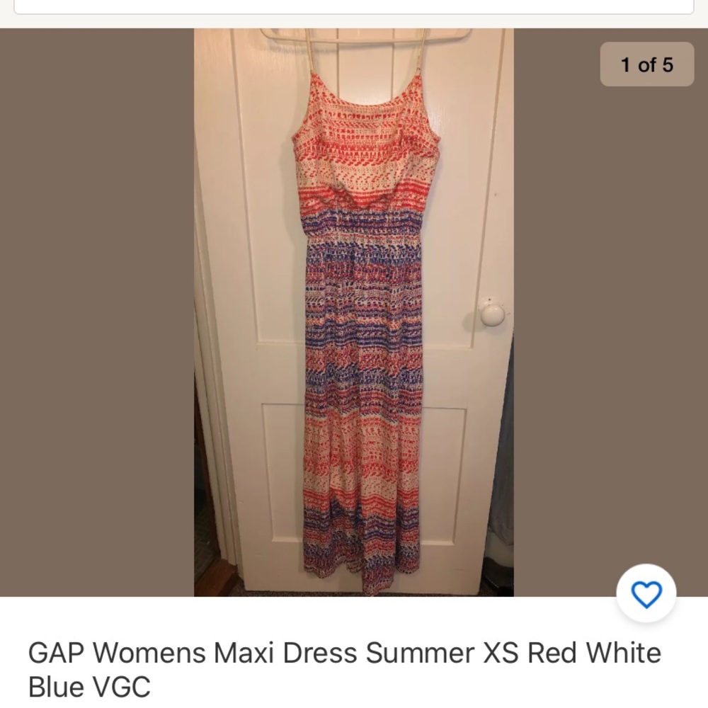 GAP maxi summer dress XS